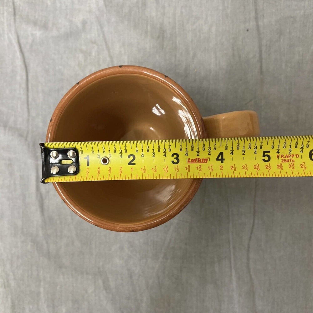 Starbucks Mugs Hand Painted In Italy Primitive Tribal Brown Tan FS Charity - Picture 8 of 9